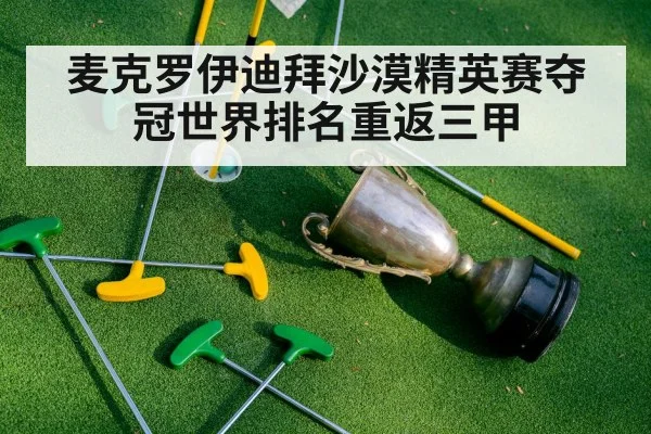麦克罗伊迪拜沙漠精英赛夺冠世界排名重返三甲